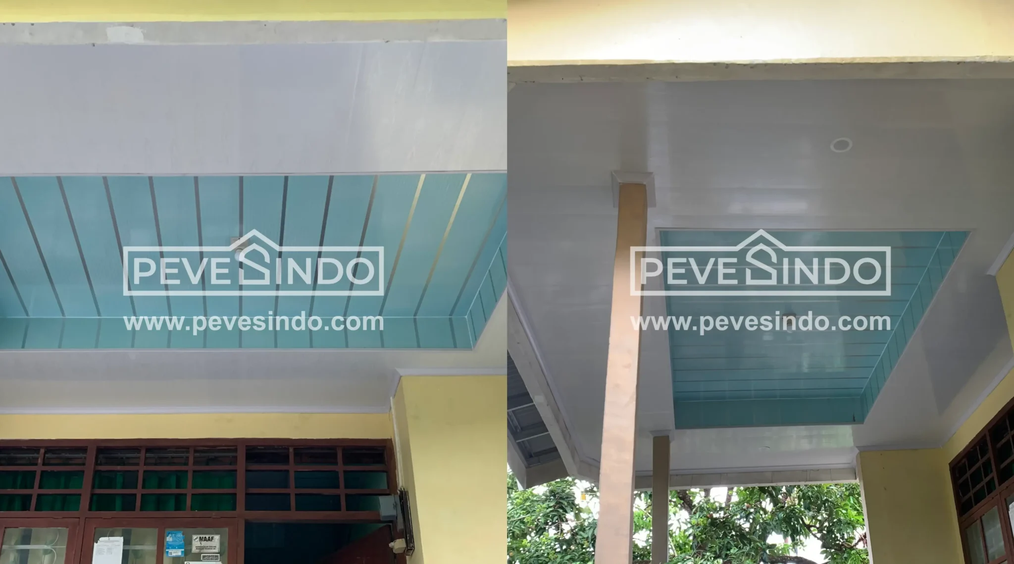 plafon pvc untuk teras dari pevesindo