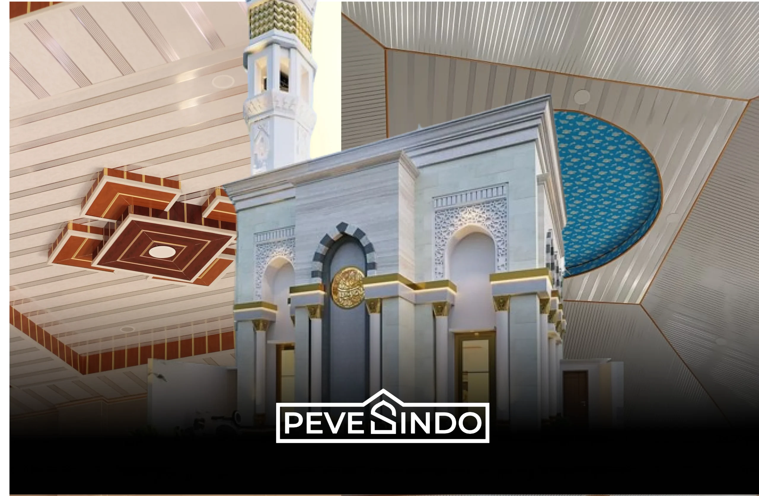 desain plafon pvc masjid pevesindo