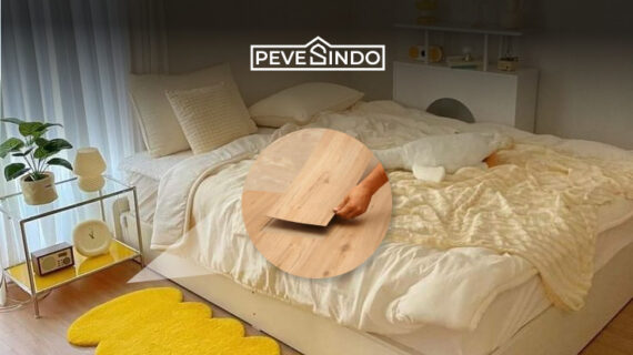 Desain Kamar Tidur Korea Style dengan Lantai Vinyl Dari Pevesindo Bone