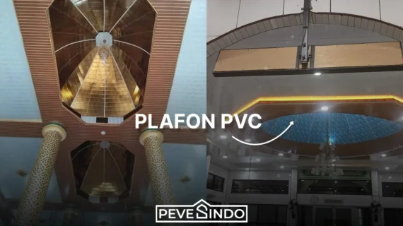 Plafon PVC Kubah: Contoh Pemasangan Plafon Masjid dari Pevesindo