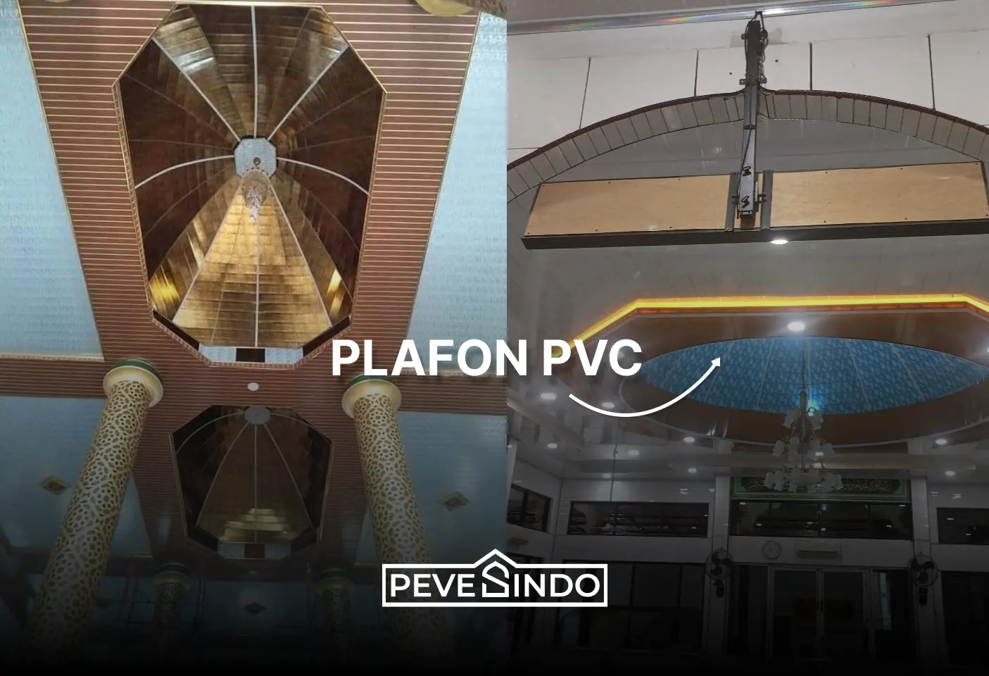 plafon pvc kubah pevesindo