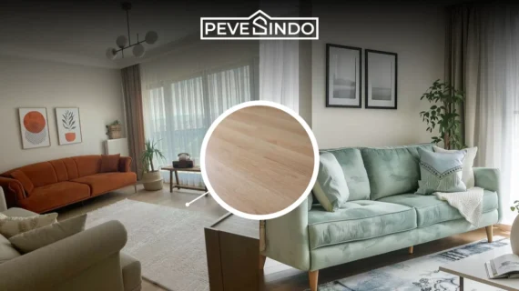 Desain Rumah Minimalis Modern dengan Lantai Vinyl Pevesindo Bone