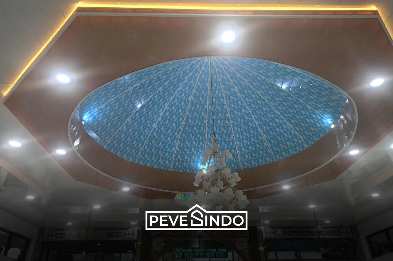 plafon pvc masjid pevesindo