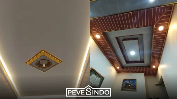 Tampilan Rumah Elegan Dengan Plafon PVC Glossy dari Pevesindo Bone