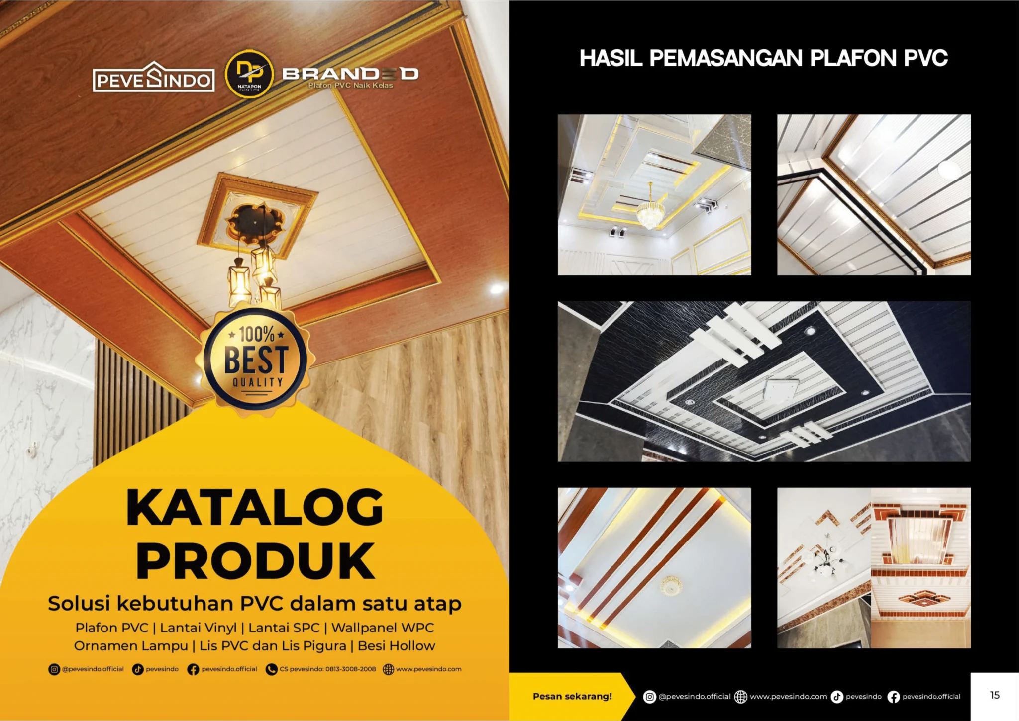 katalog plafon pvc pevesindo