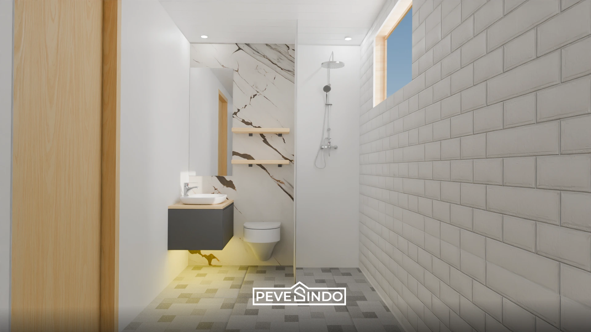 Desain Kamar Mandi Minimalis