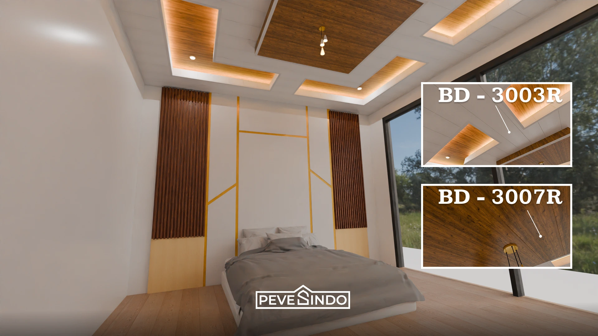 Plafon Kamar Tidur Aesthetic