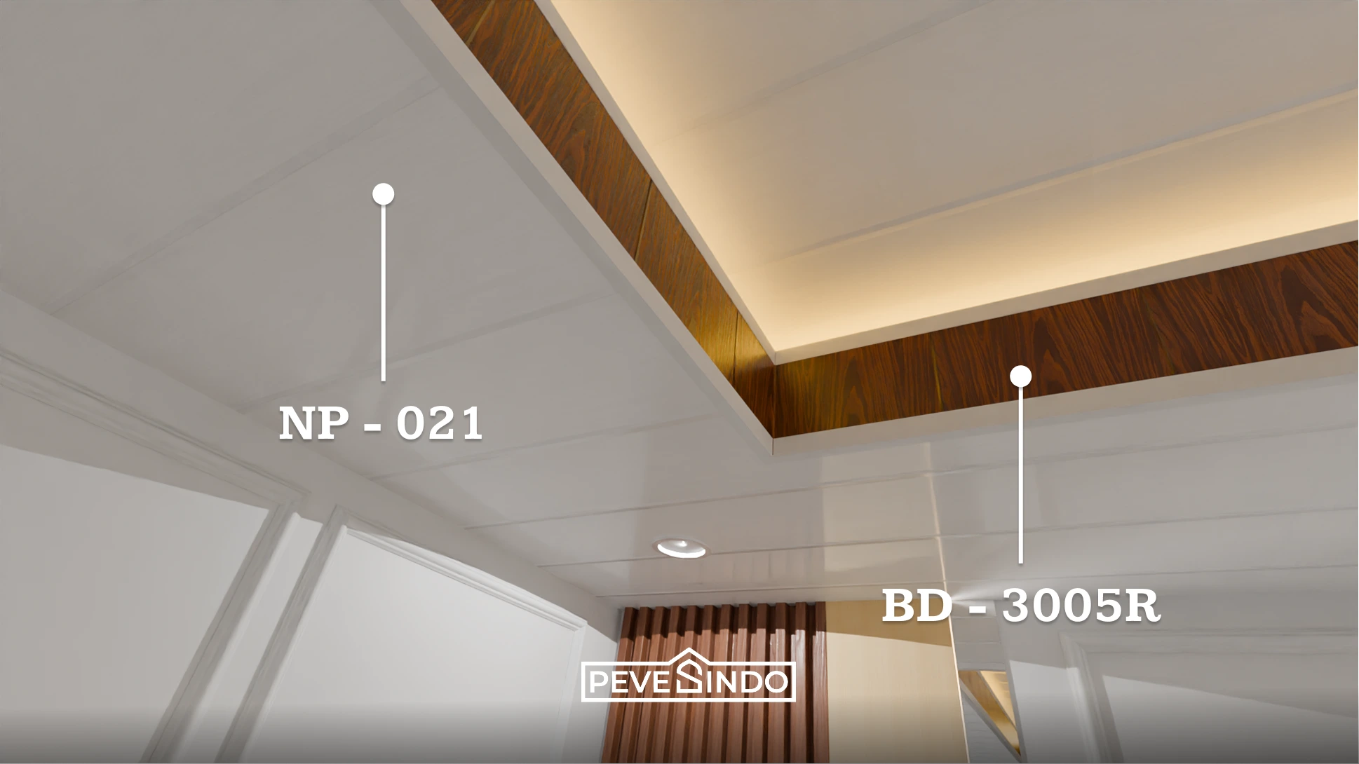 Plafon PVC Kamar Tidur Mewah
