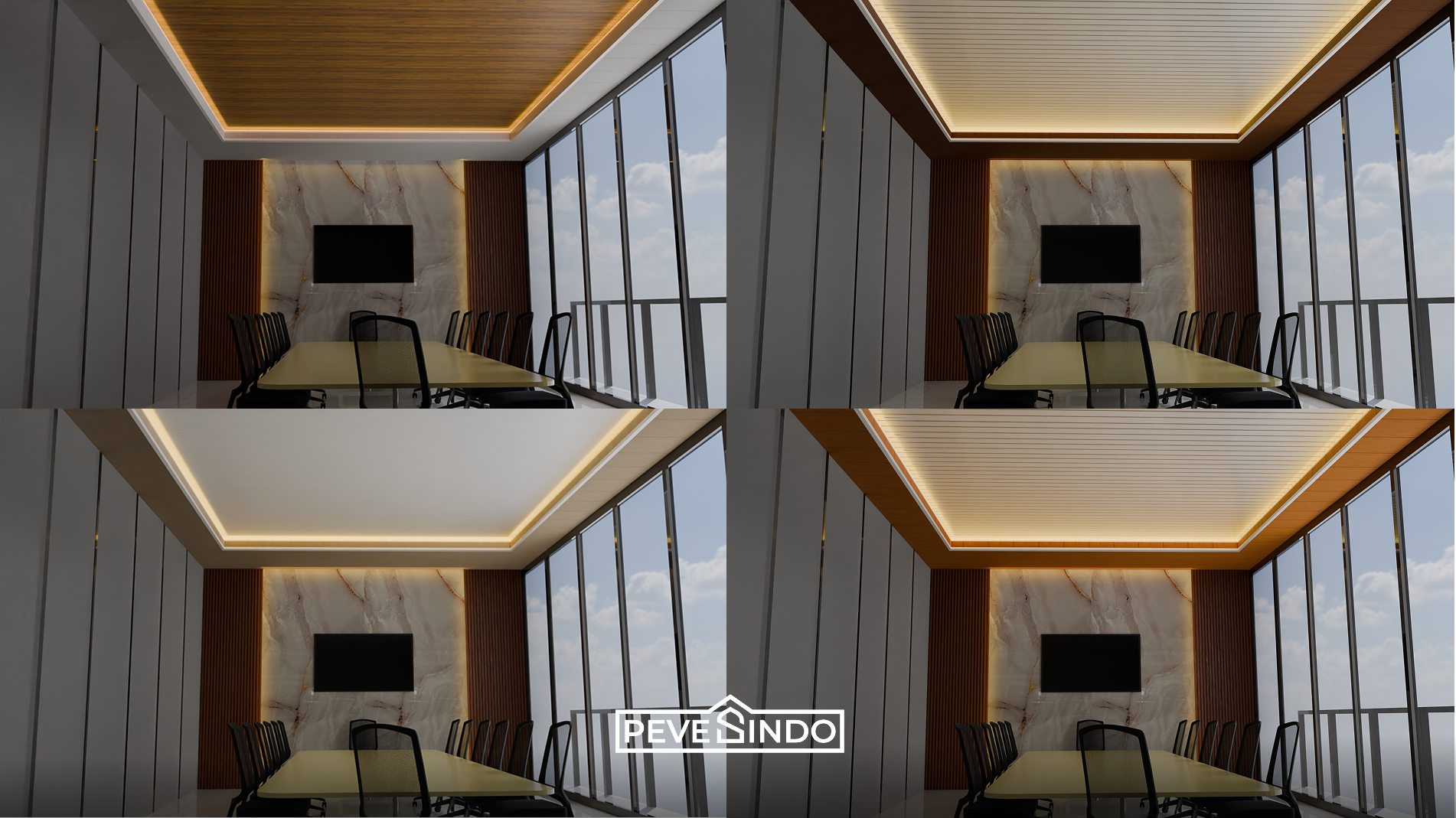 desain plafon pvc kantor