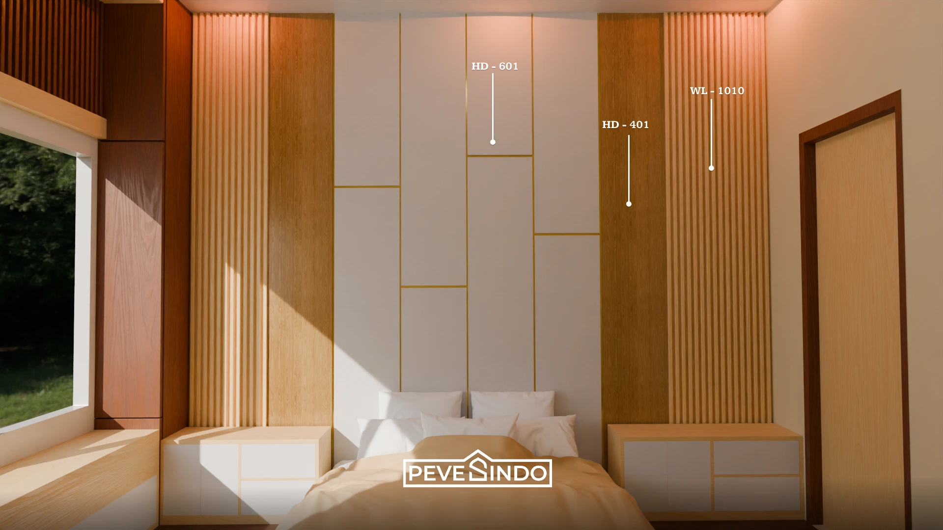 Backdrop Dinding Kamar