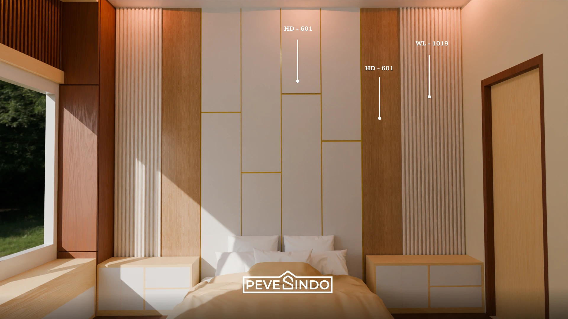 Backdrop Dinding Kamar