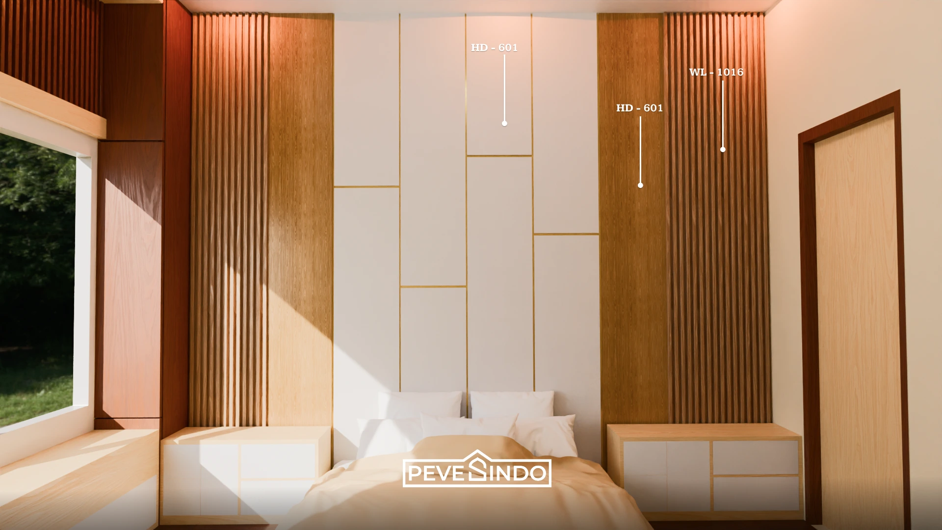 Backdrop Dinding Kamar