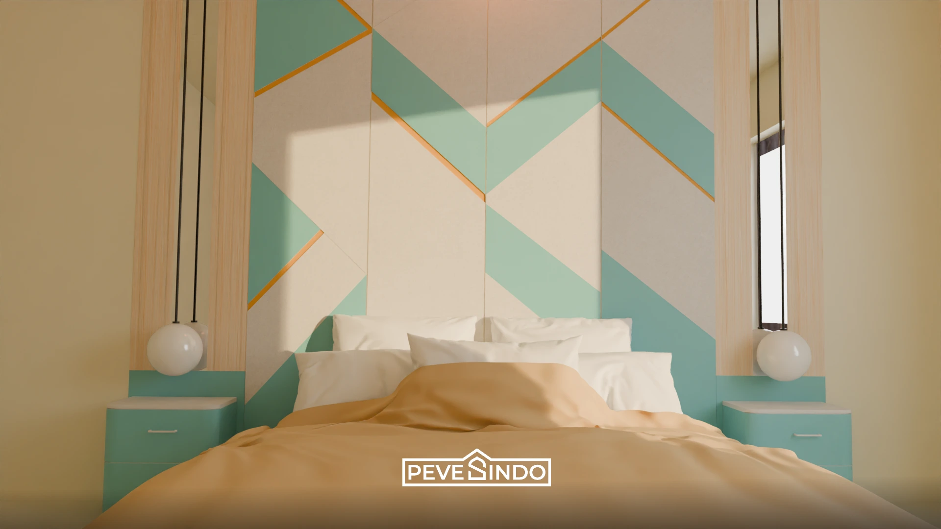 Backdrop Kamar Tidur
