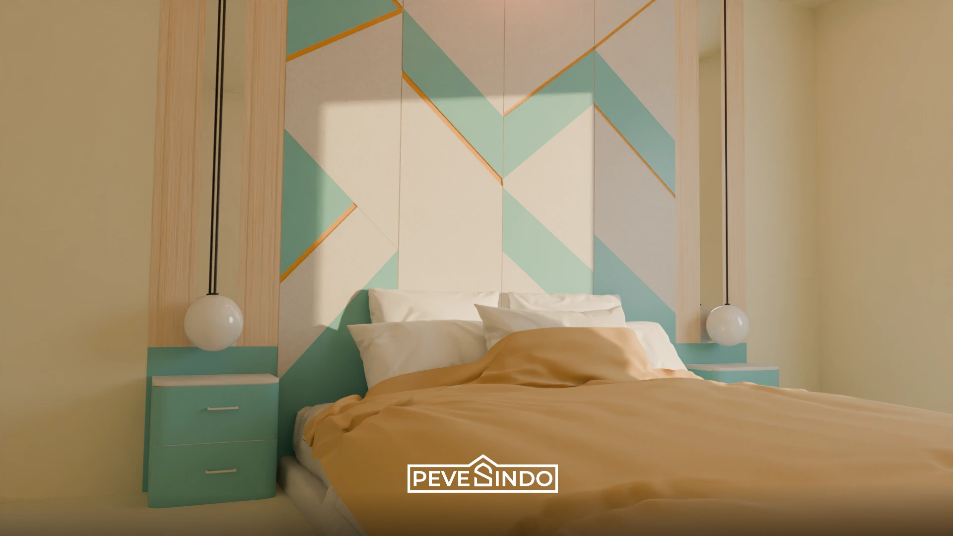 Backdrop Kamar Tidur