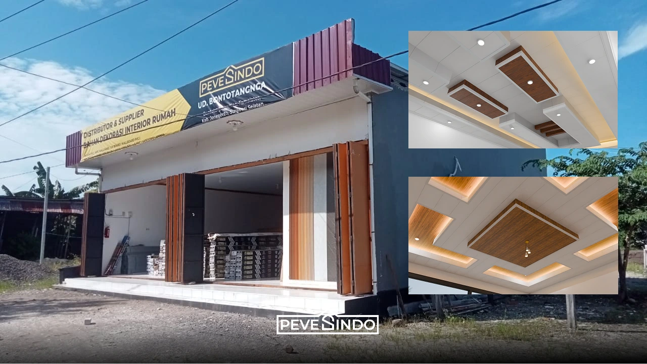 Toko Plafon PVC di Jeneponto