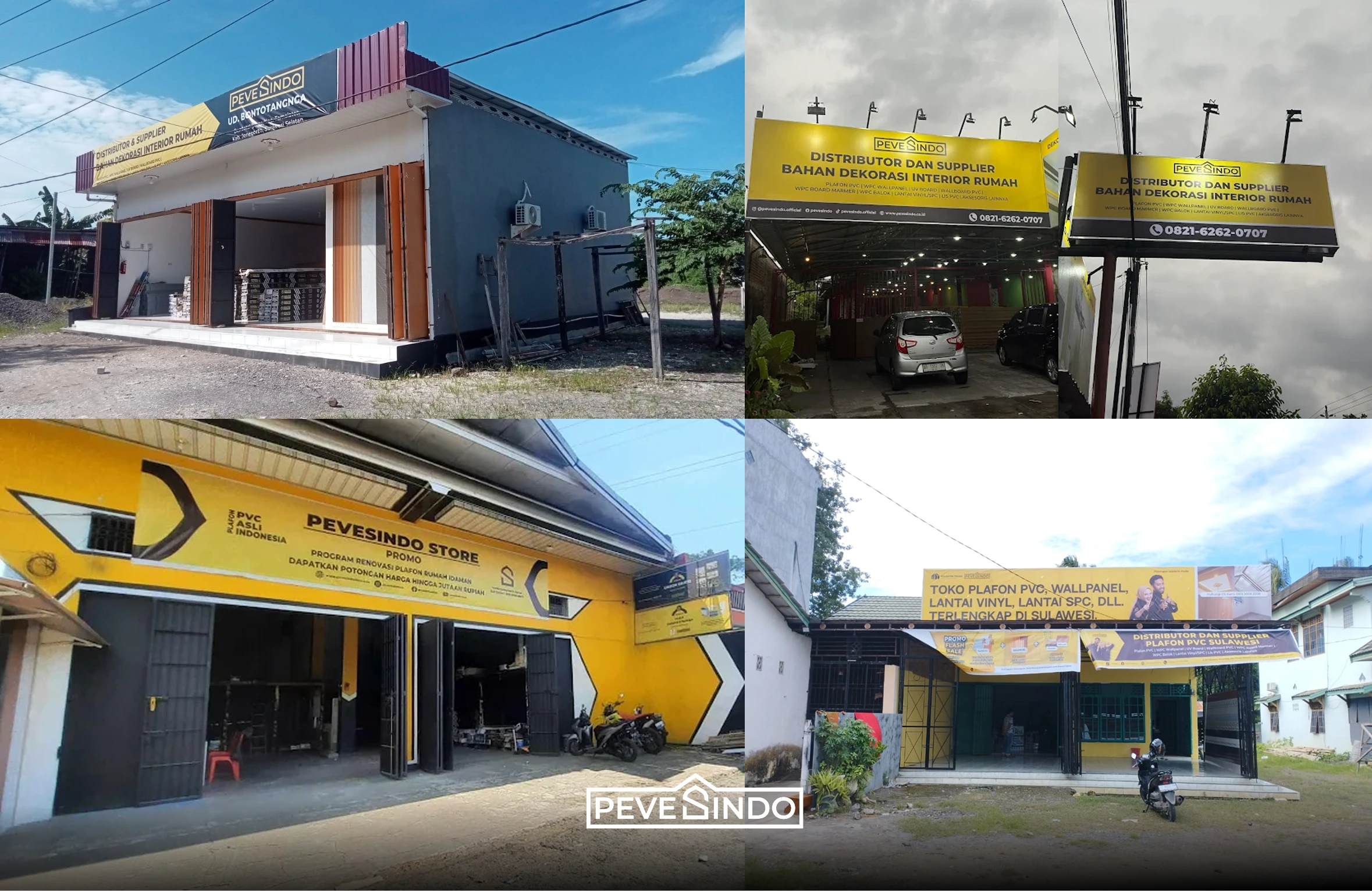 Toko Plafon PVC di Jeneponto