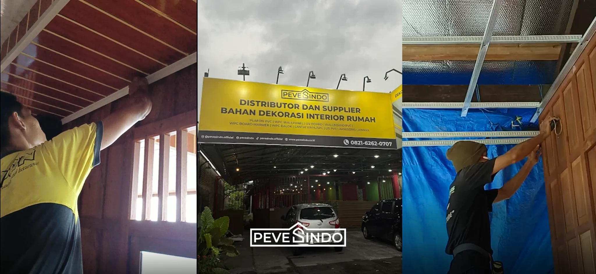 Jasa Pasang Plafon PVC di Jogja