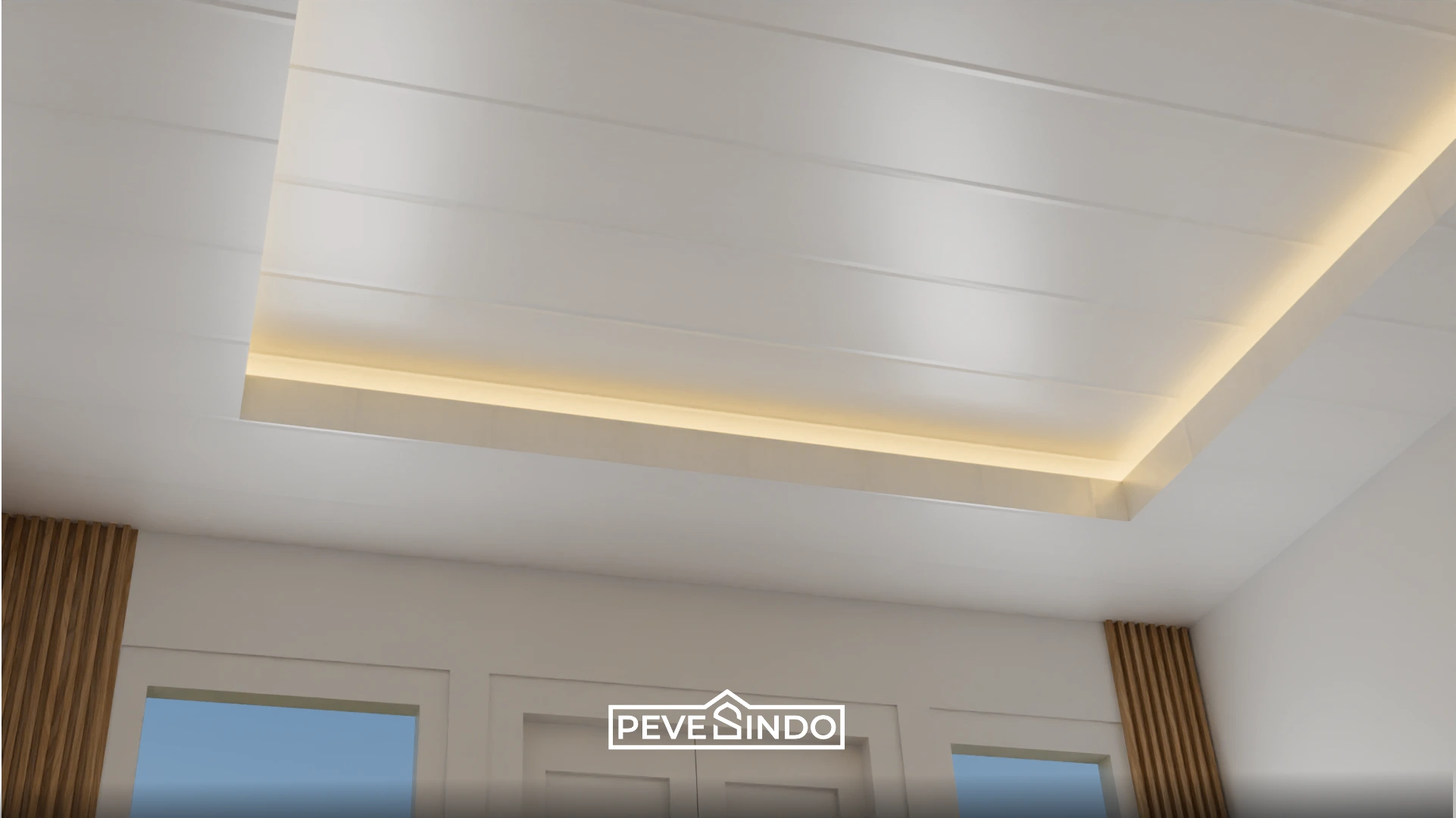 Desain Ruang Tamu 3x3 Pintu Tengah