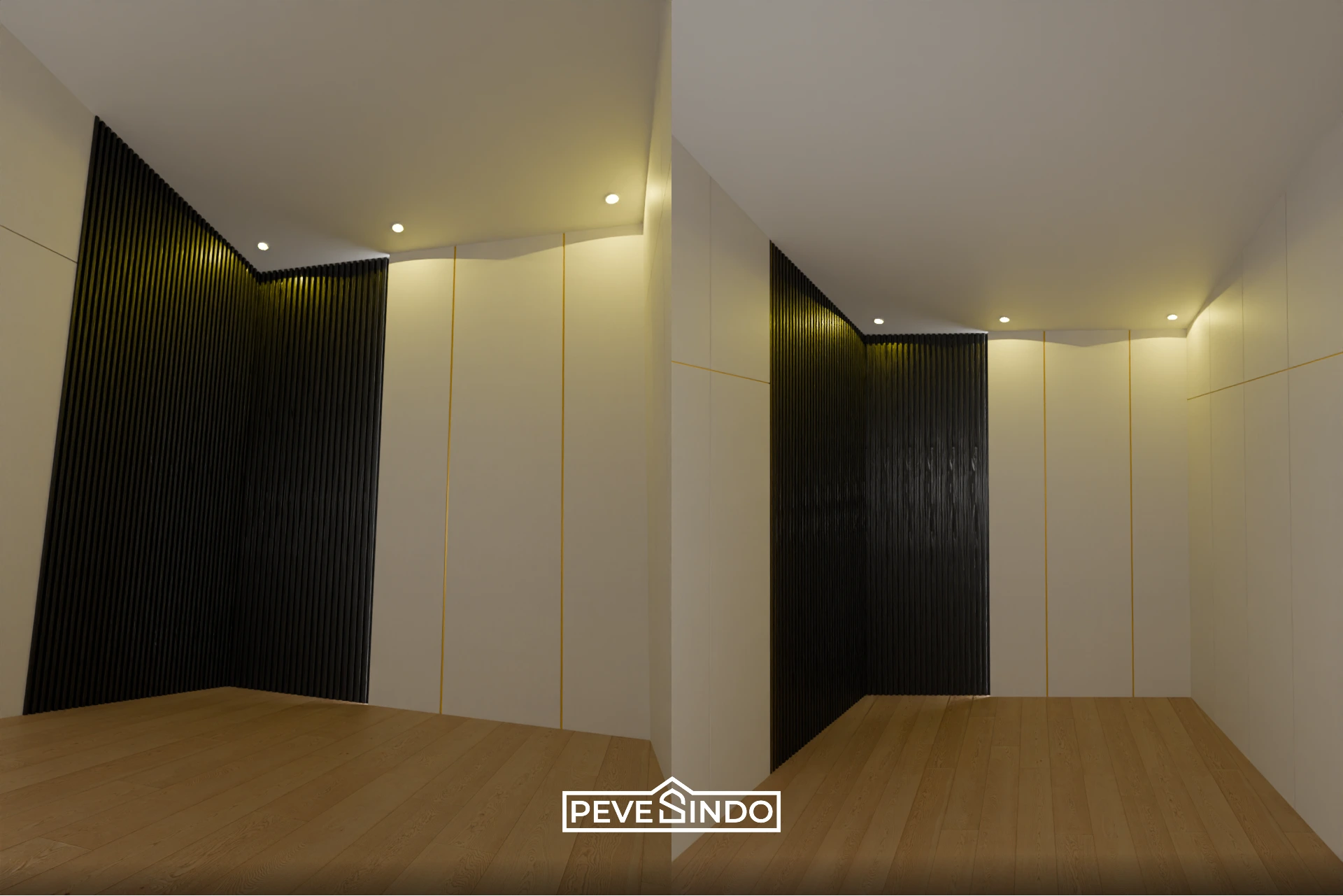 desain wall panel pecah telur