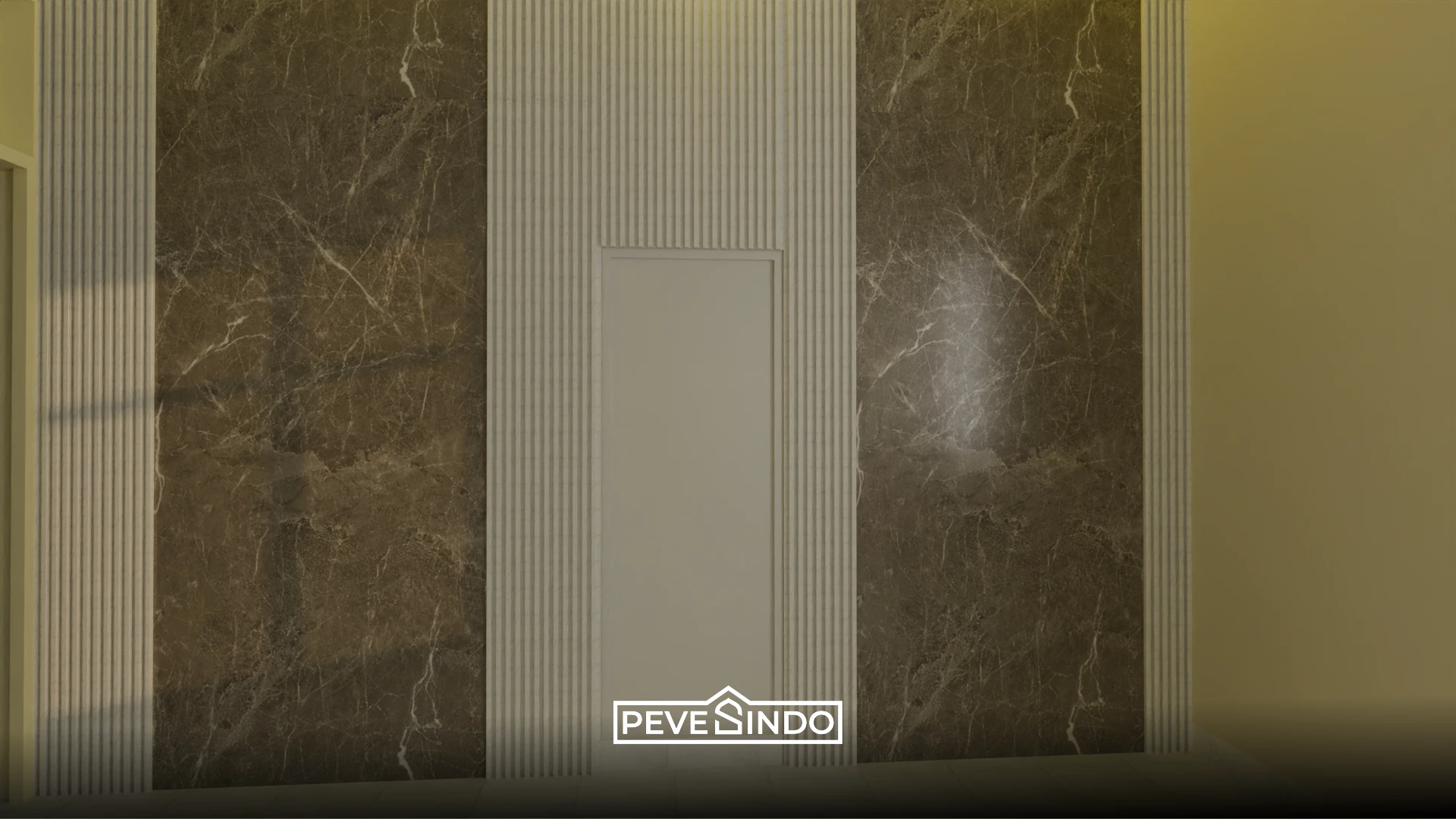 Wood Panel Ruang Tamu