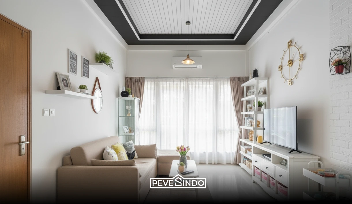 plafon pvc rumah tipe 36 terbaru