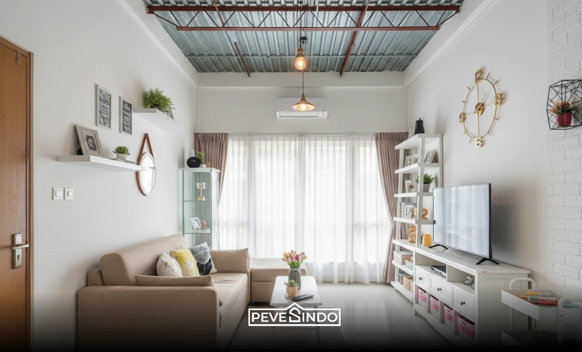 plafon pvc rumah tipe 36 terbaru