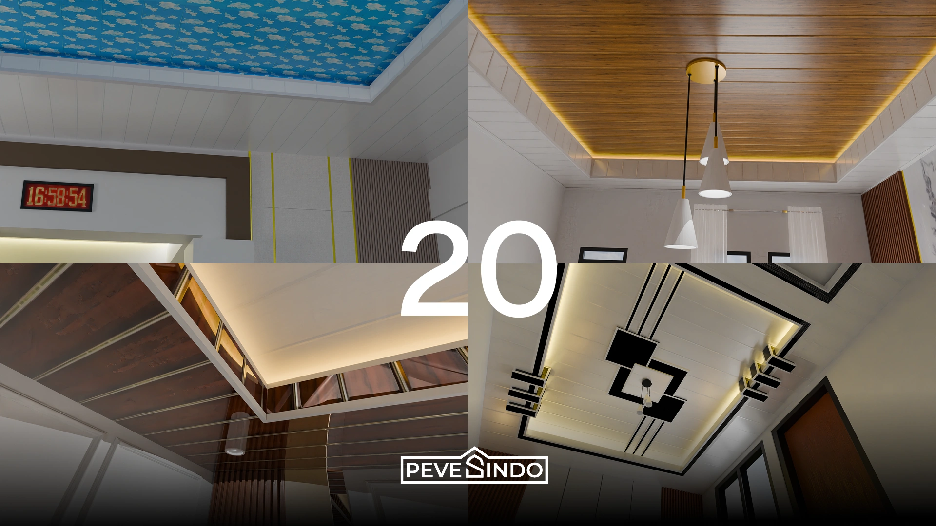 ide desain plafon PVC