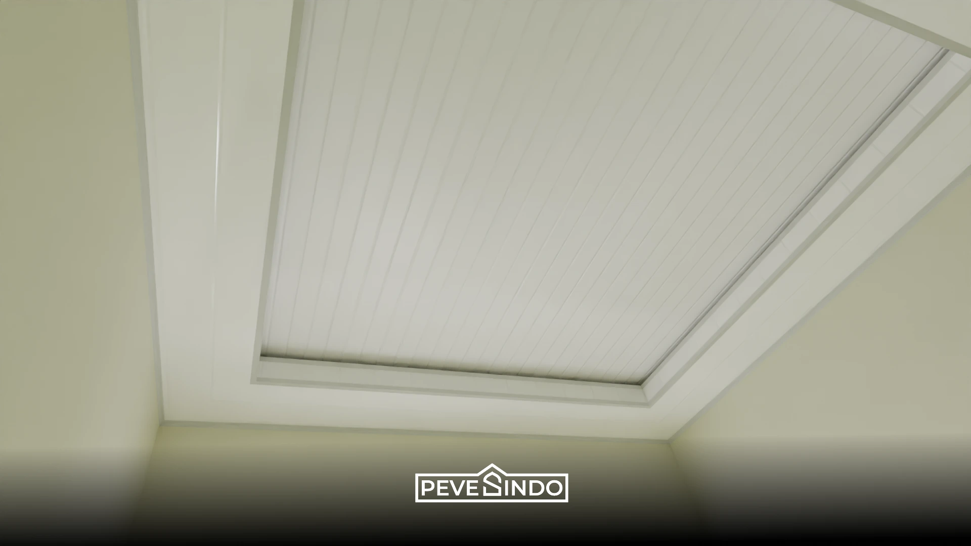 trik plafon pvc rumah subsidi