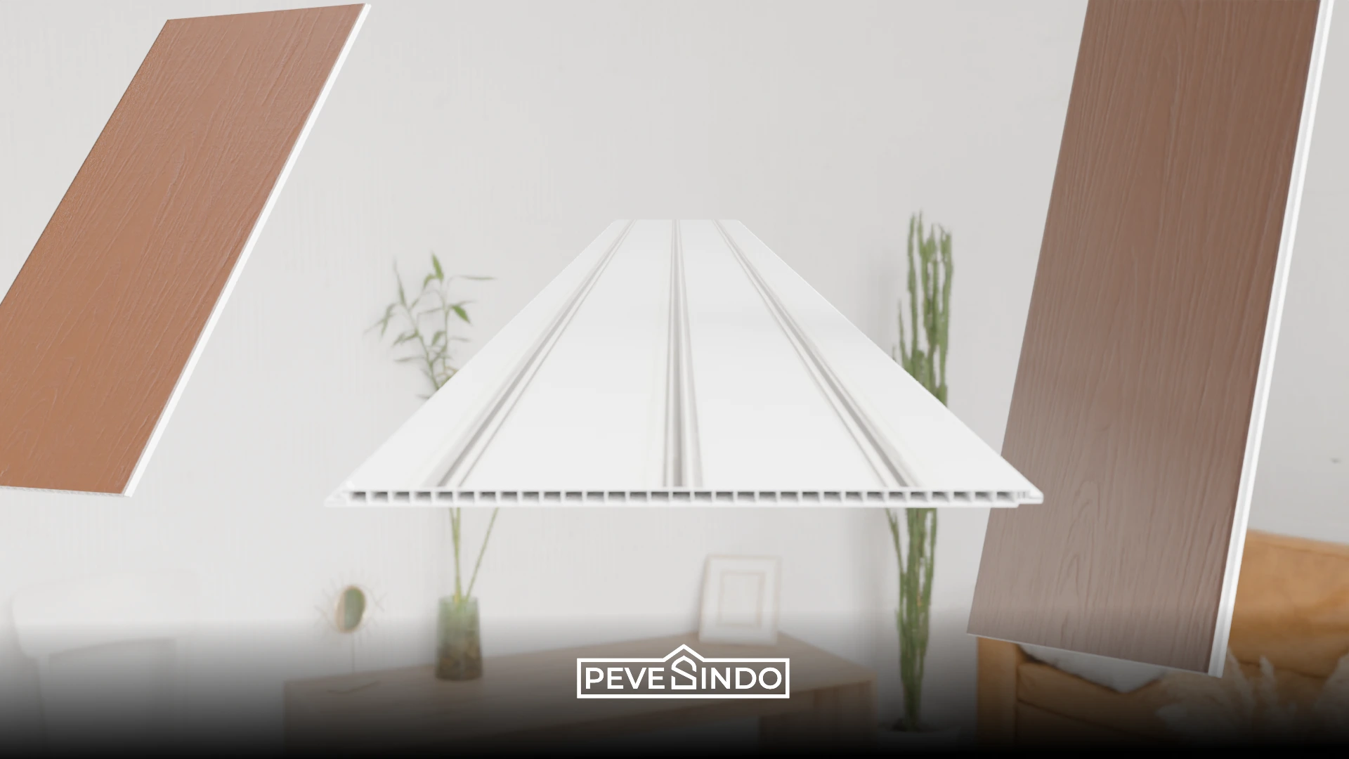 Plafon PVC Minimalis rumah subsidi