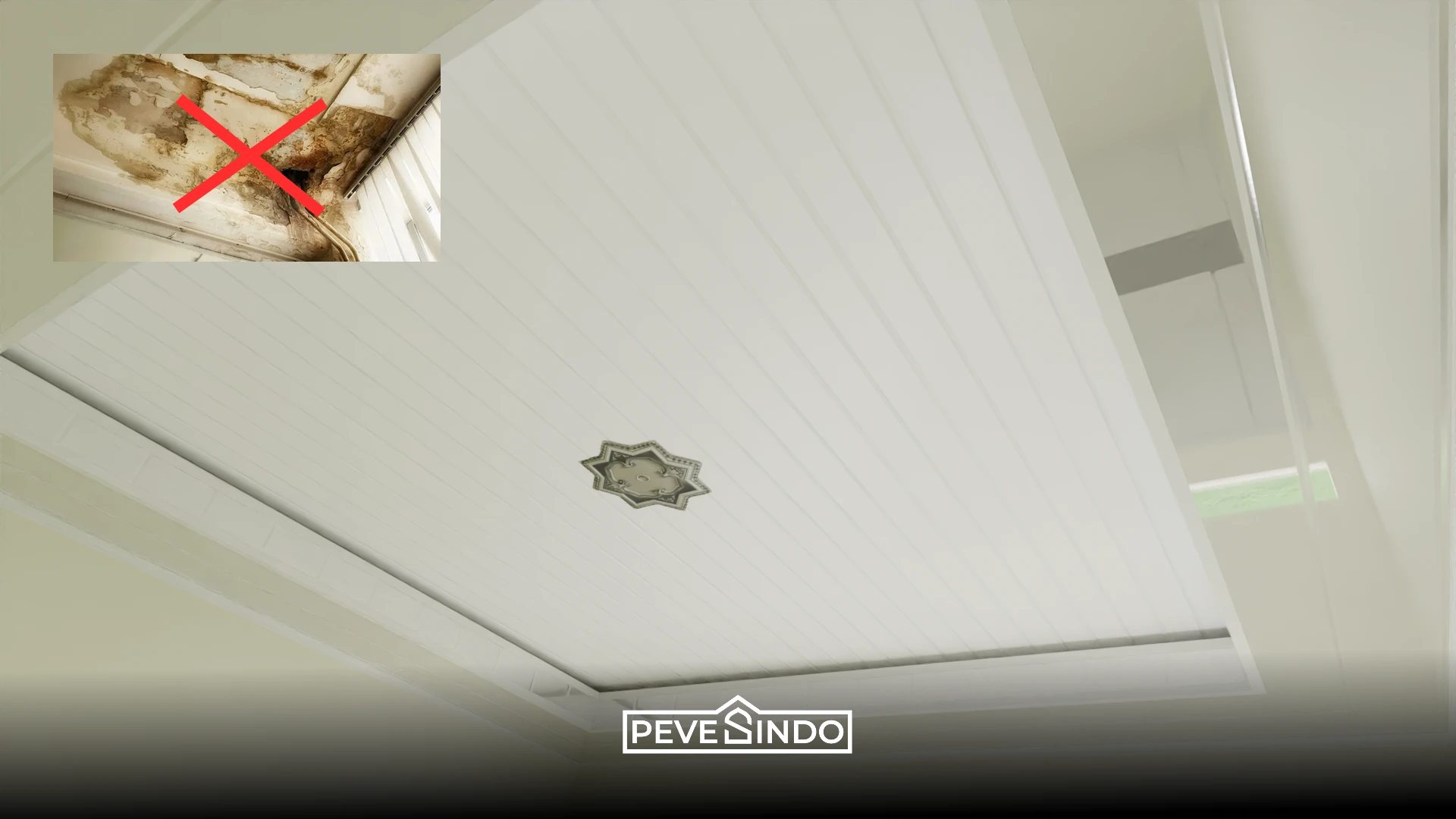 Plafon PVC Minimalis rumah subsidi