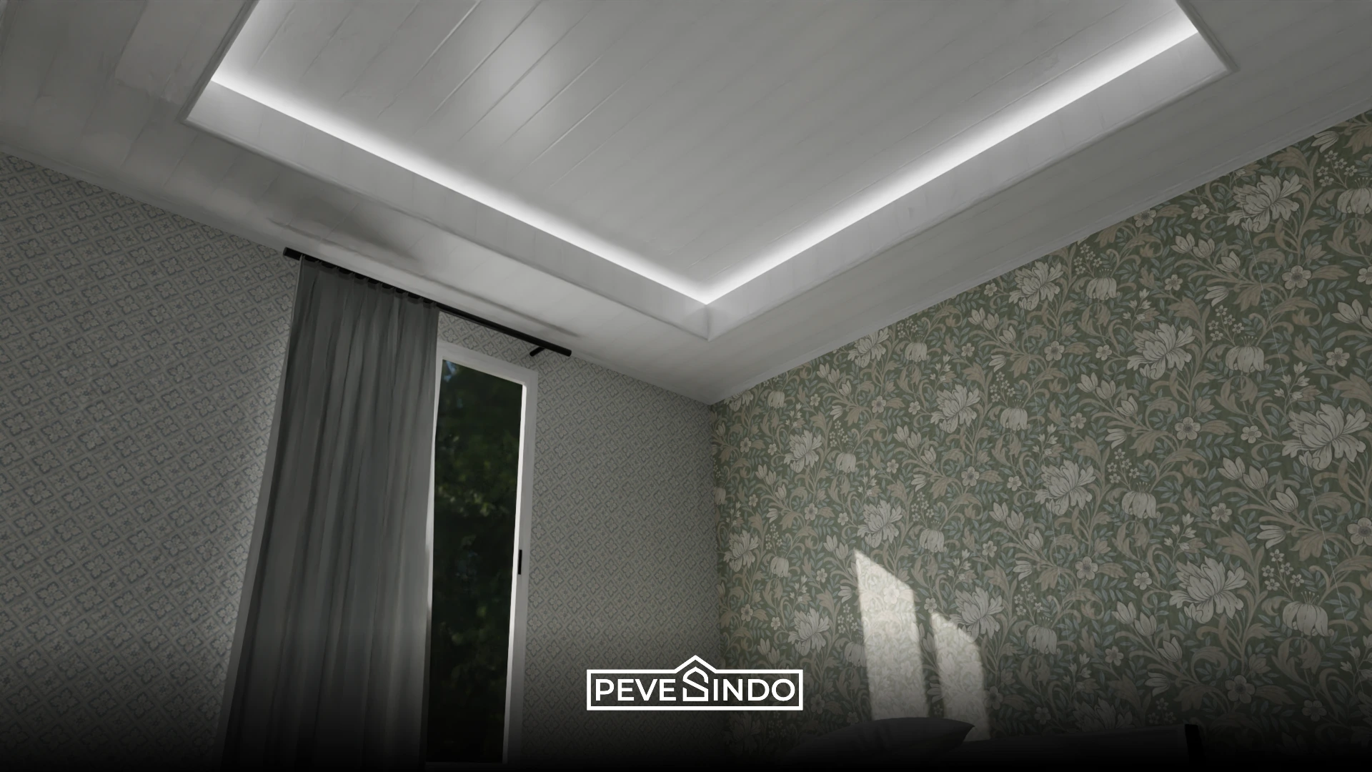 Plafon PVC Minimalis rumah subsidi