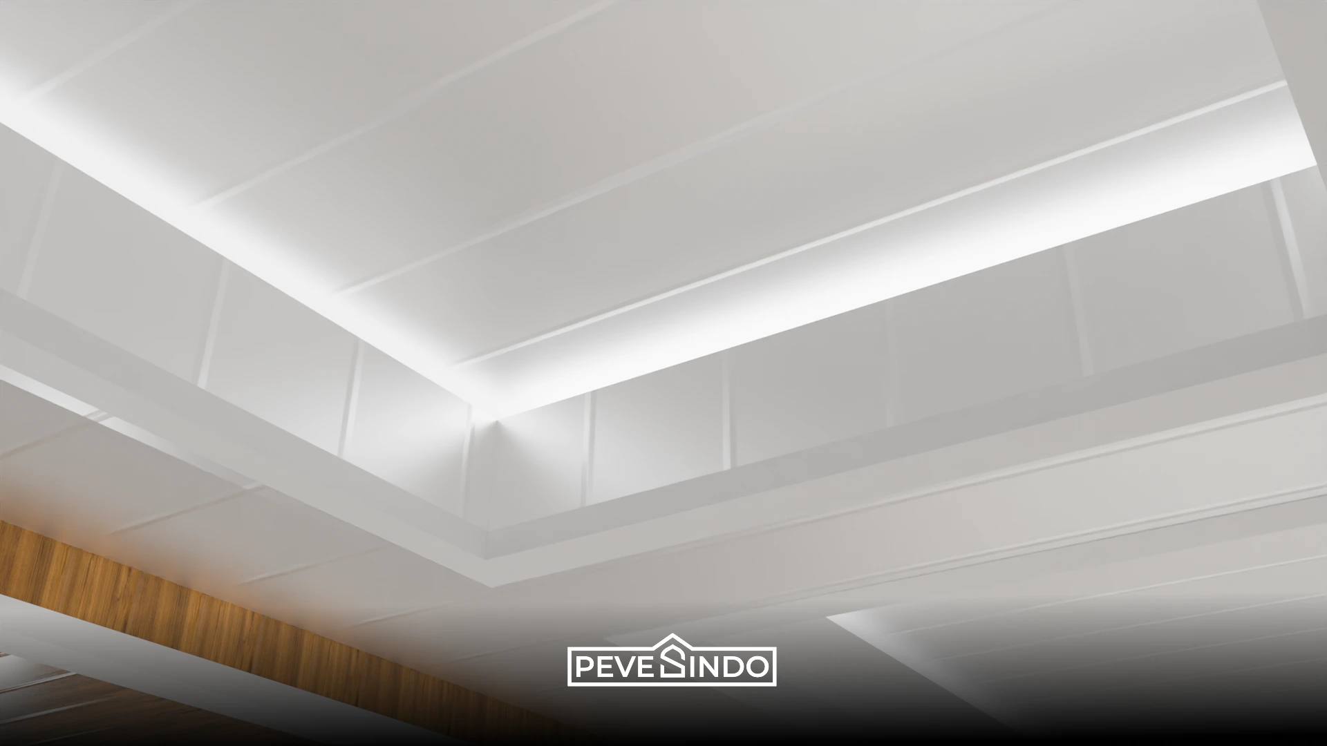 Plafon PVC Minimalis rumah subsidi