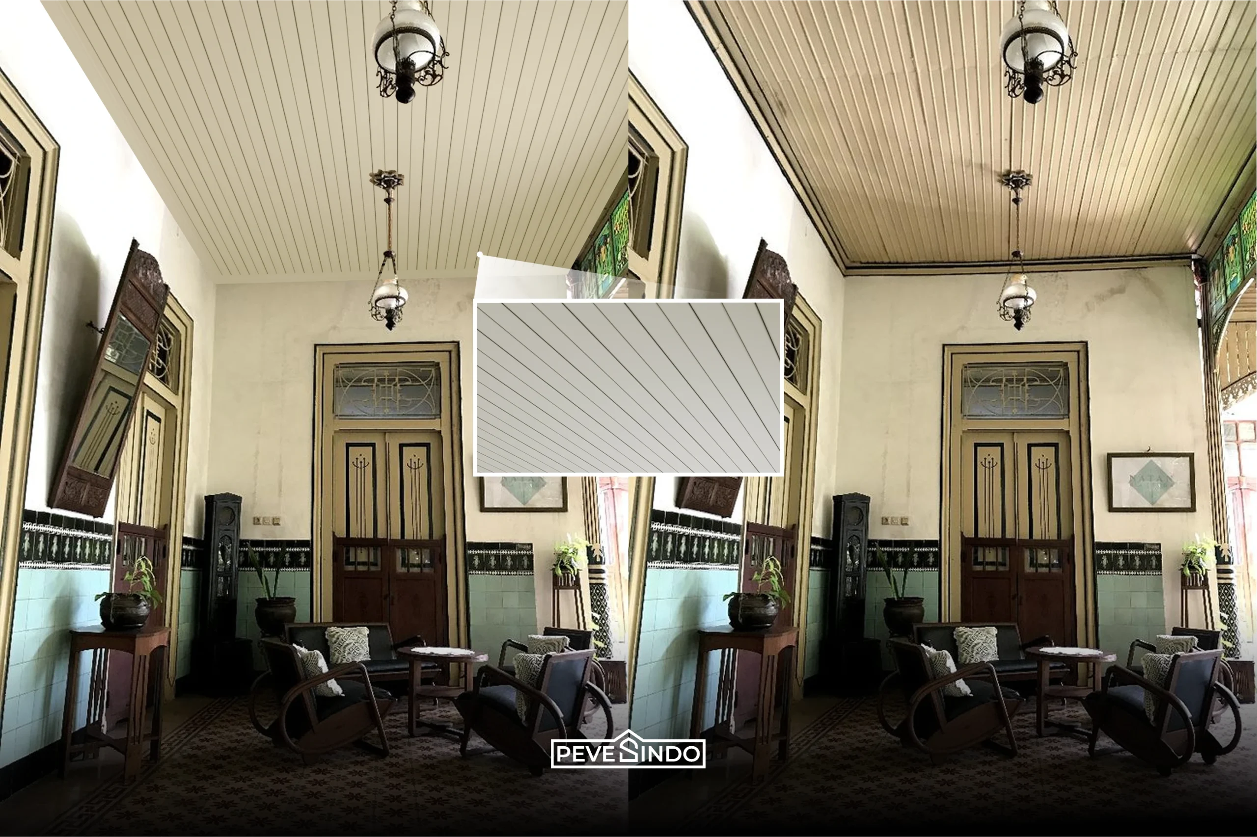 pemasangan plafon pvc