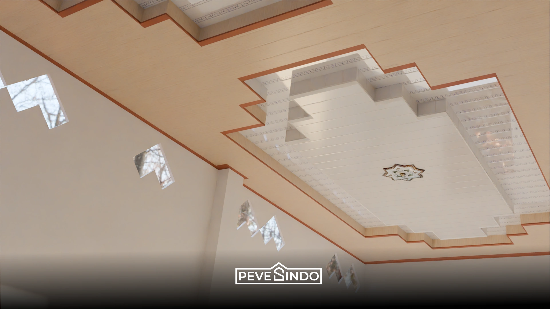 Plafon PVC dan Lampu