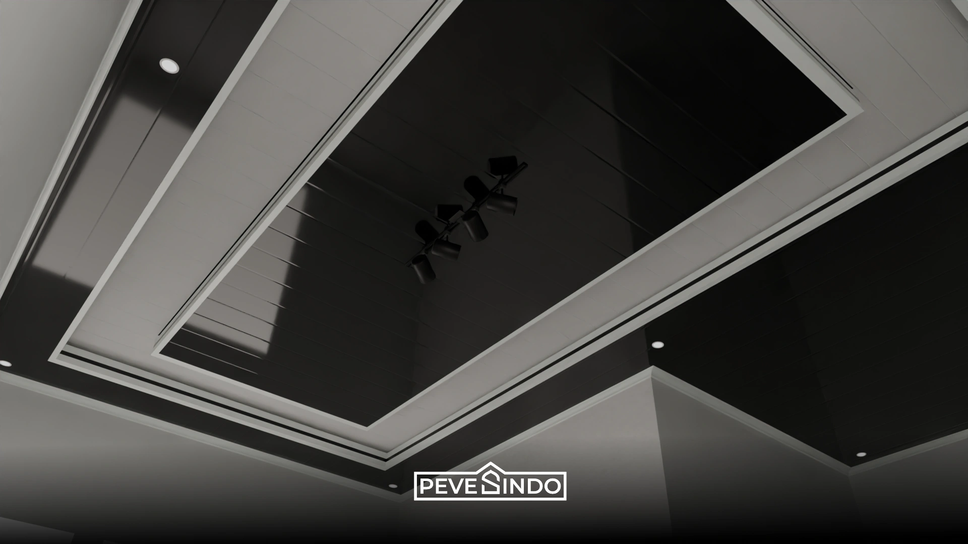 Plafon PVC dan Lampu