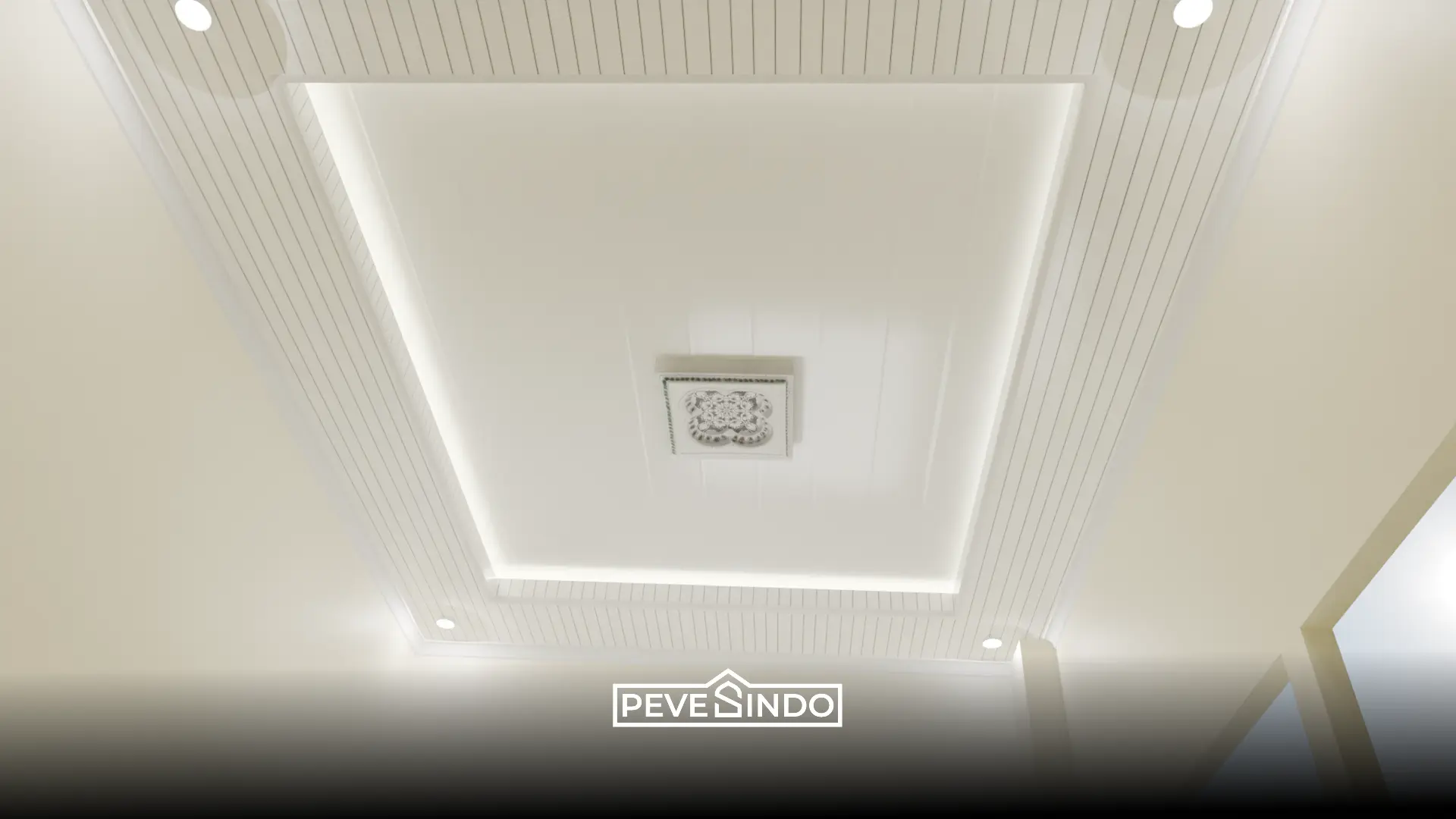 plafon pvc drop lampu LED