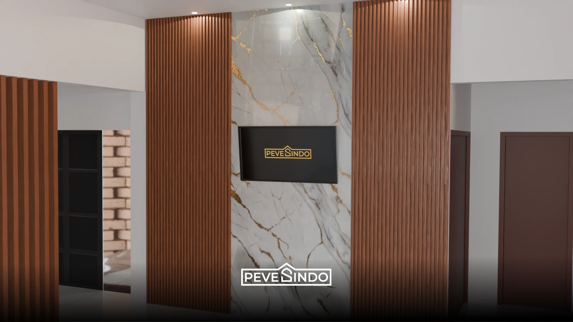 wallpanel backdrop TV