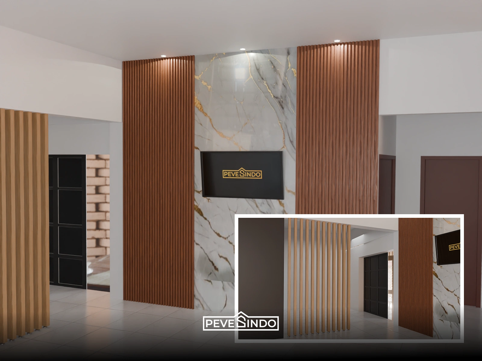 wallpanel backdrop TV