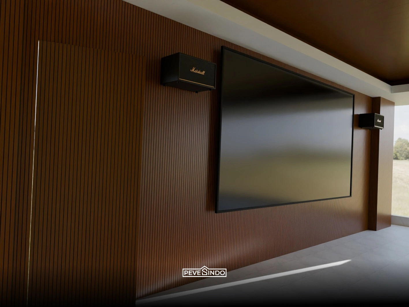 ruang sinematic wall pabel 30cm