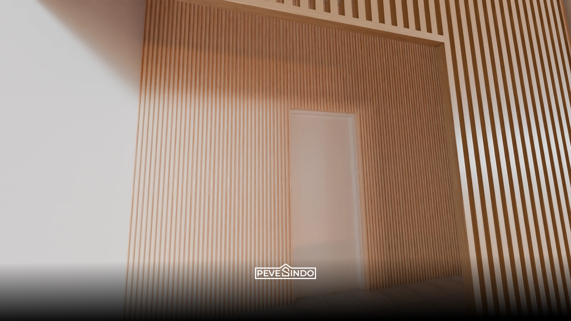 desain wall panel desain japandi