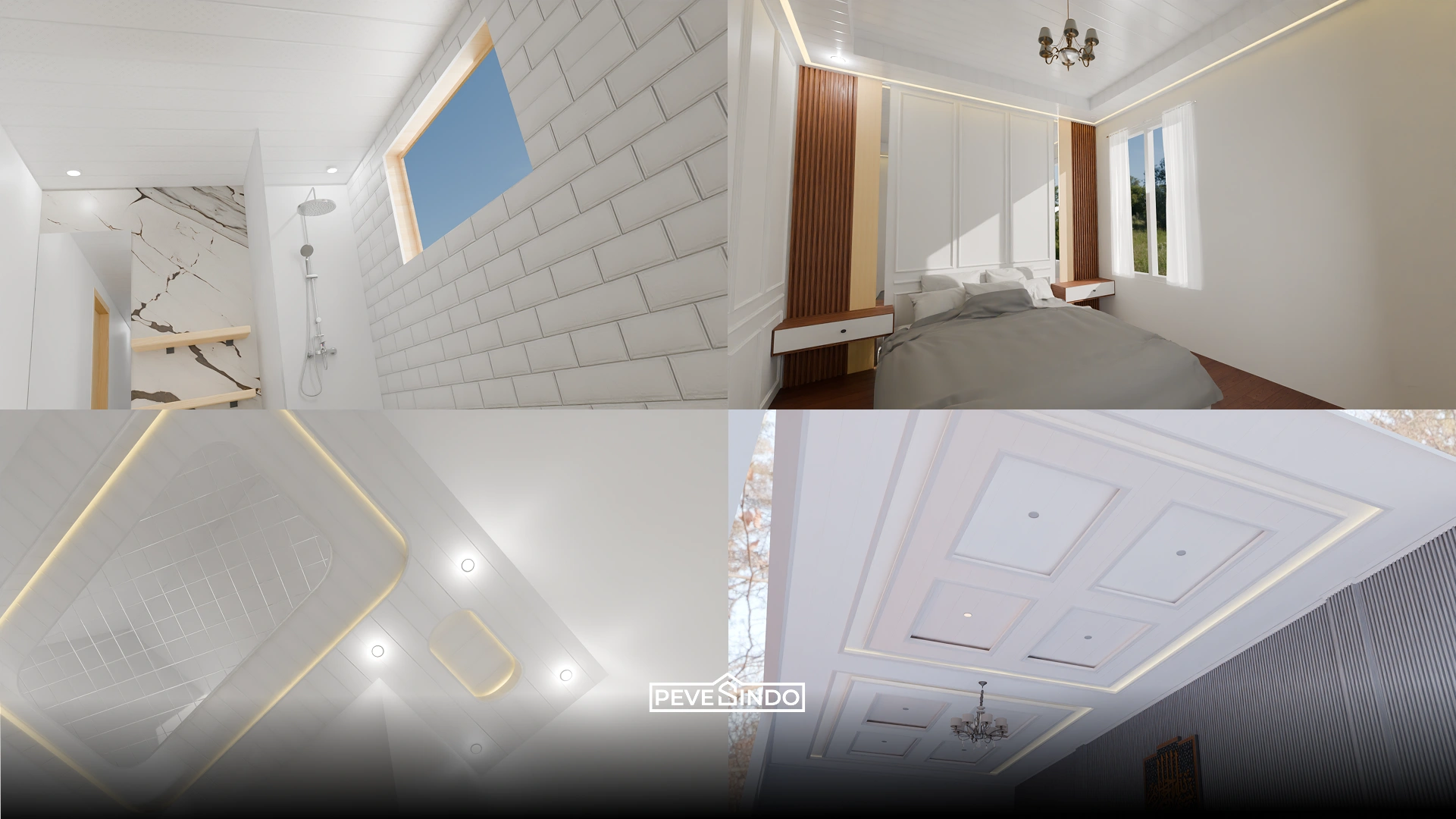 10 Pola Plafon PVC Ini Bikin Ruangan 3x3 Berasa 2x Lebih Luas!