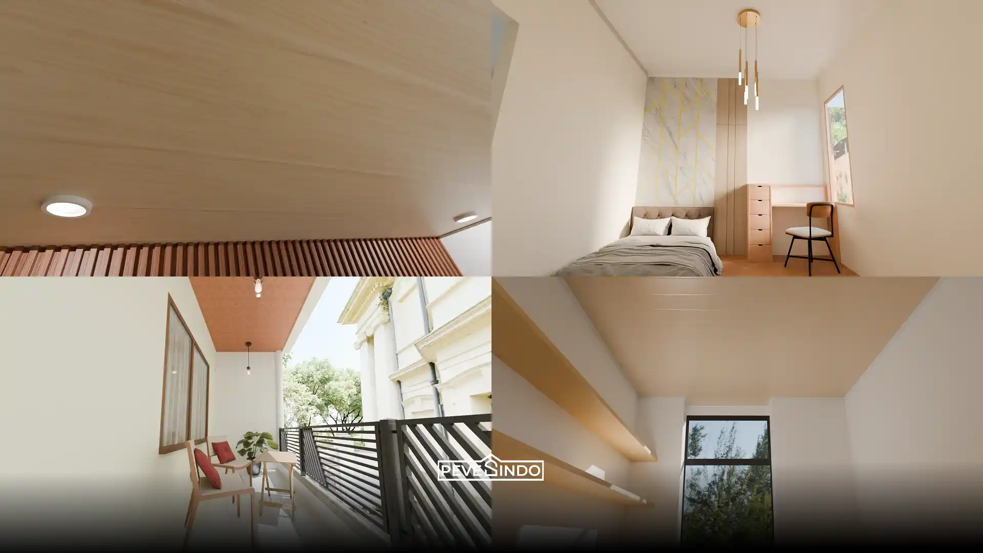 7 Tips Memilih Motif Plafon PVC untuk Rumah Konsep Japandi