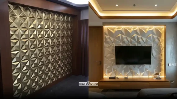7 Ide Wall Panel 3D untuk Mengatasi Dinding Ruang Keluarga Membosankan