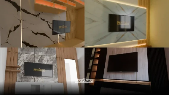 14 Ide Dinding TV untuk Mengatasi Ruang Membosankan dan Kabel Berantakan