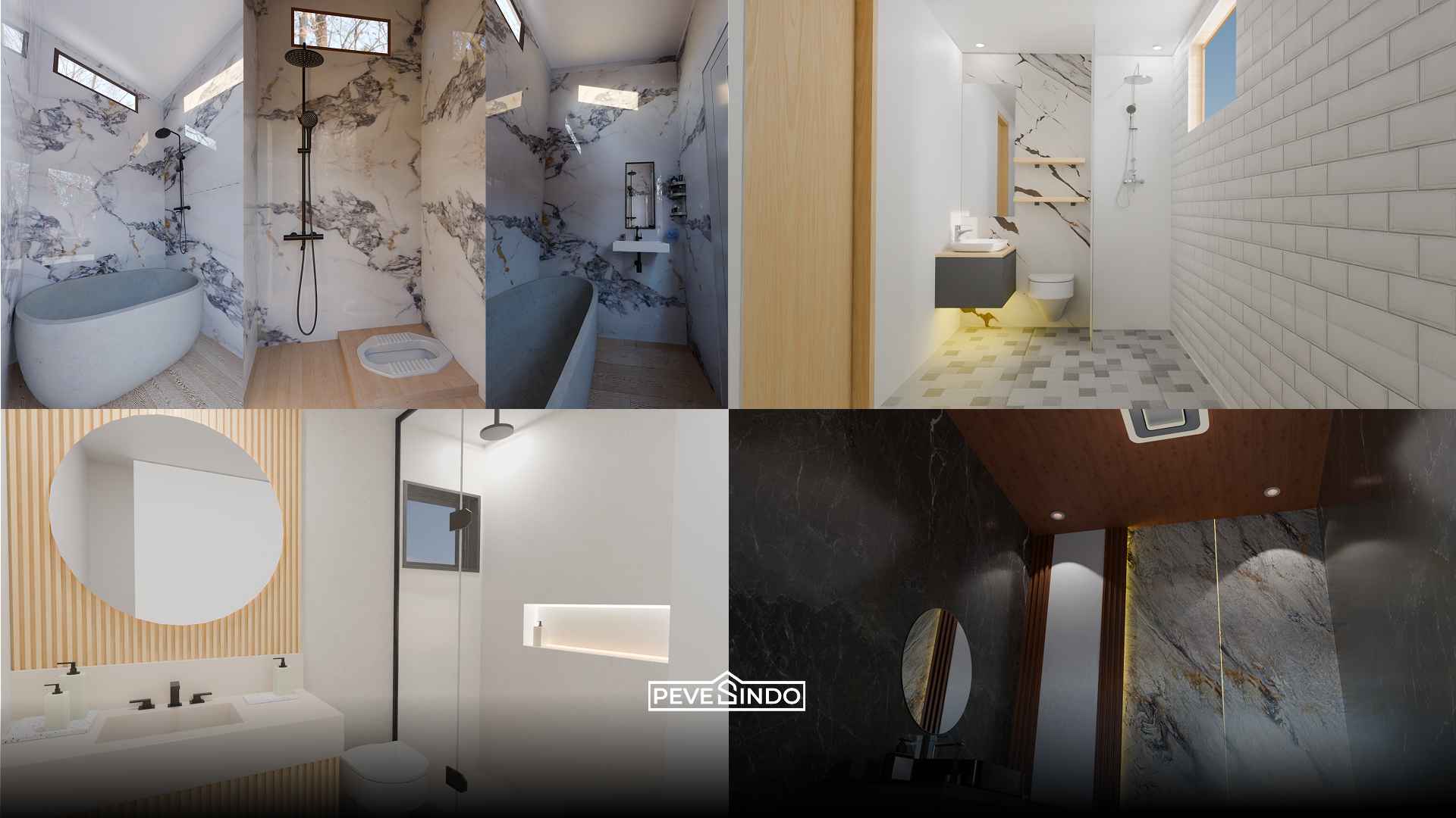 8 Ide Dinding WC Anti Air Atasi Jamur & Tembok Mengelupas