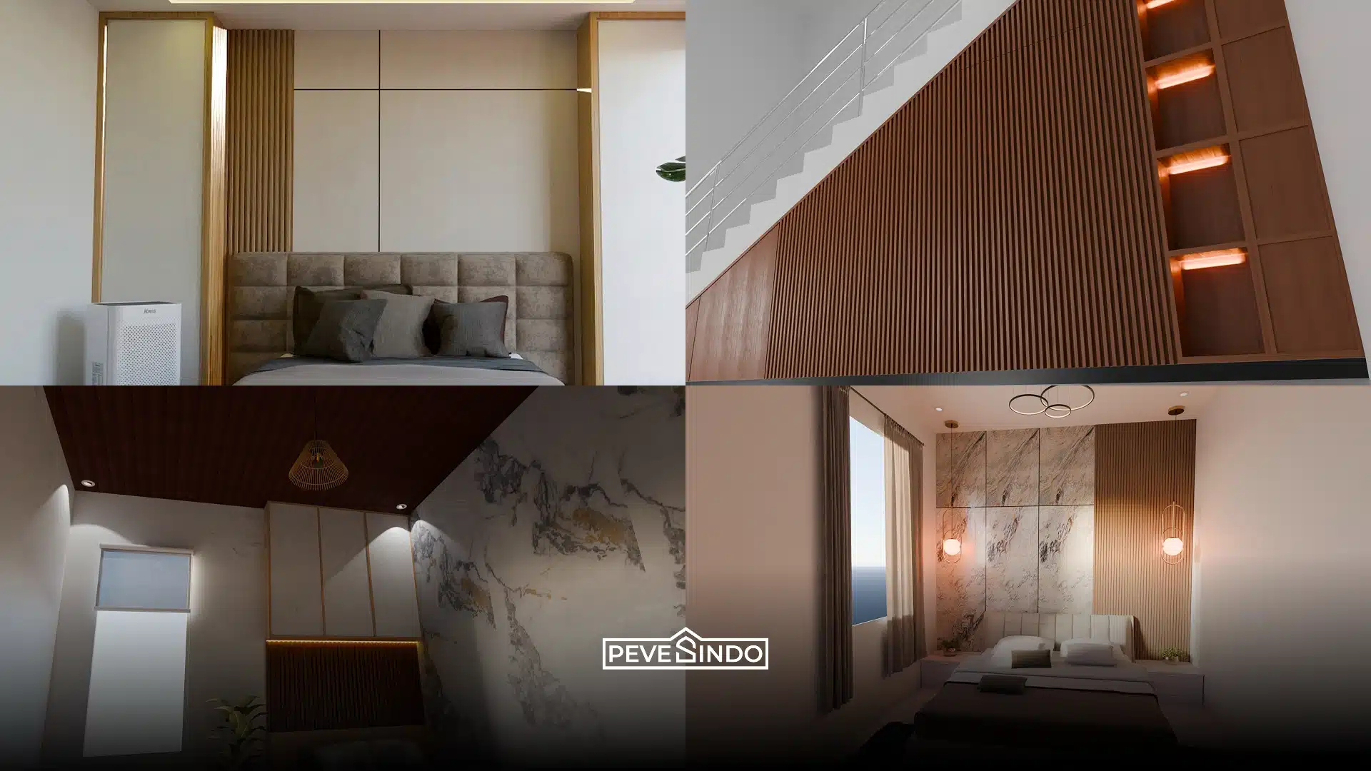 10 Trik Desain & Dekorasi Dinding Kamar Lembap Anti Jamur