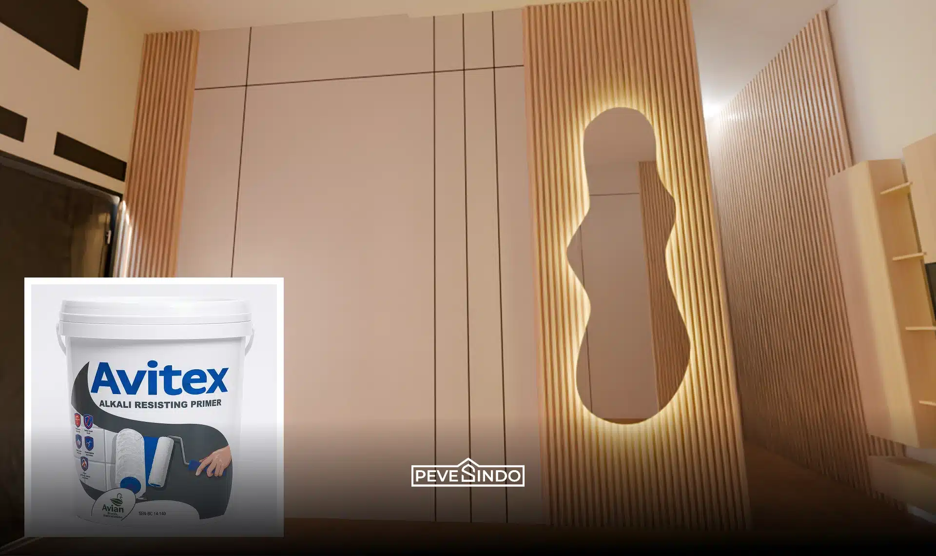 Aplikasikan Cat Primer Anti-Alkali Kualitas Premium