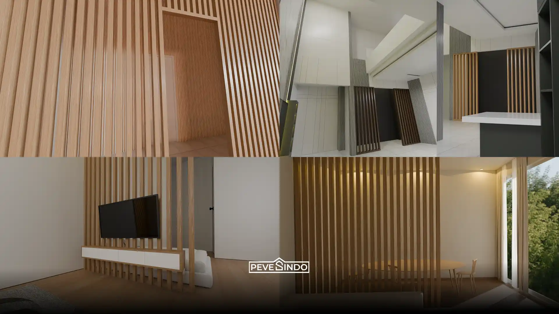 7 Ide Desain Partisi untuk Rumah Sempit & Privat | Pevesindo