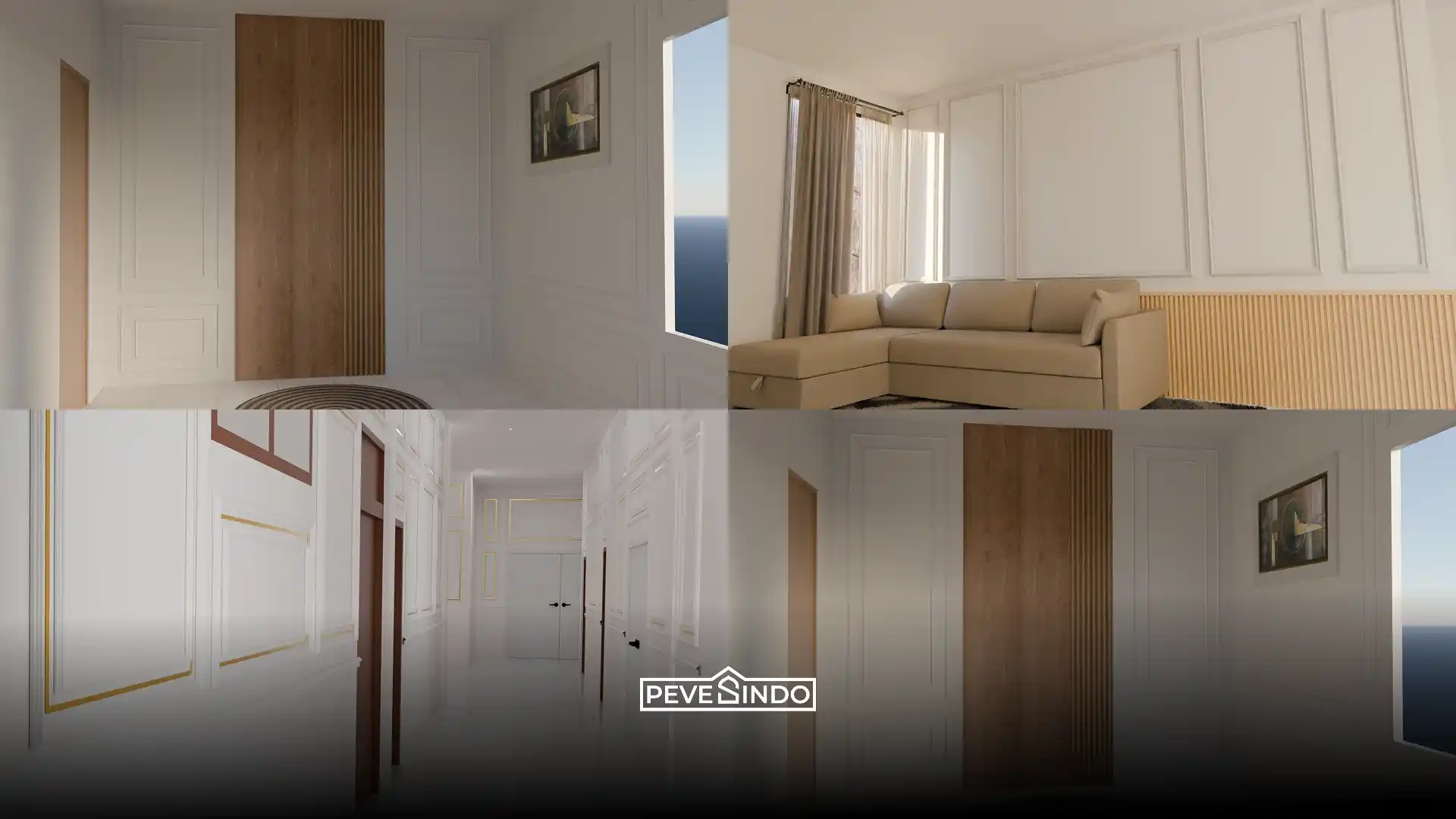 6 Ide Wall Moulding untuk Upgrade Rumah Mewah & Hemat