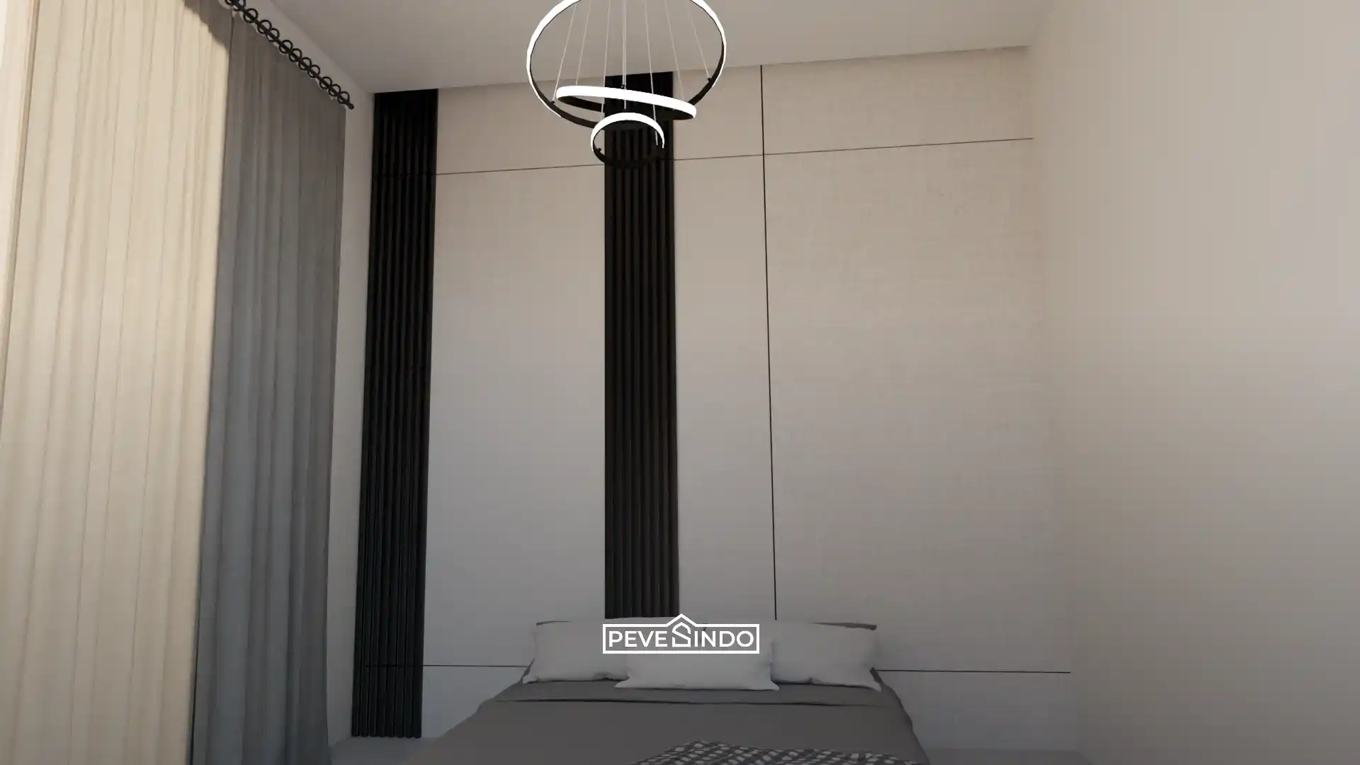 Pemasangan dinding panel pvc di kamar tidur sebagai solusi efektif anti jamur yang aman untuk keluarga.